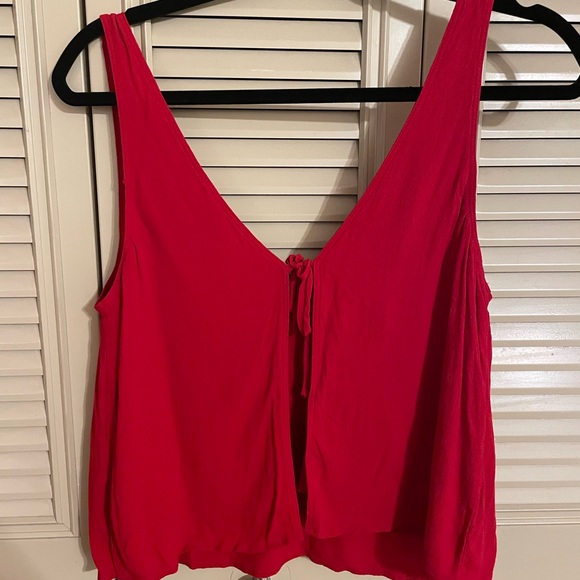 Aritzia Wilfred Tempest Red Medium Top - Picture 4 of 5